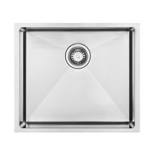 SUS 304 Kézzel Készített Egytálcás Mosogató - 450x450x220mm